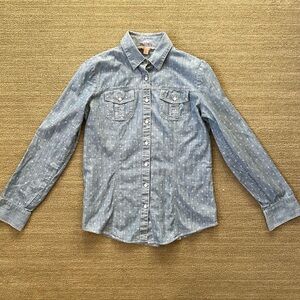 Women’s Brooks Brother’s Western-Style Button-Up Shirt